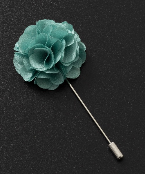 Quit Running（クイトランニング）の「ラペルピン ブートニエール 花 専用BOX付（ネクタイピン・メンズ・ミント/ボルドー/アイボリー/バイオレット/ライトピンク/ブルーグリーン/プラム/ブラウン/ホワイト/ブラック/ブルー/グリーン・FREE）」の16枚目の写真