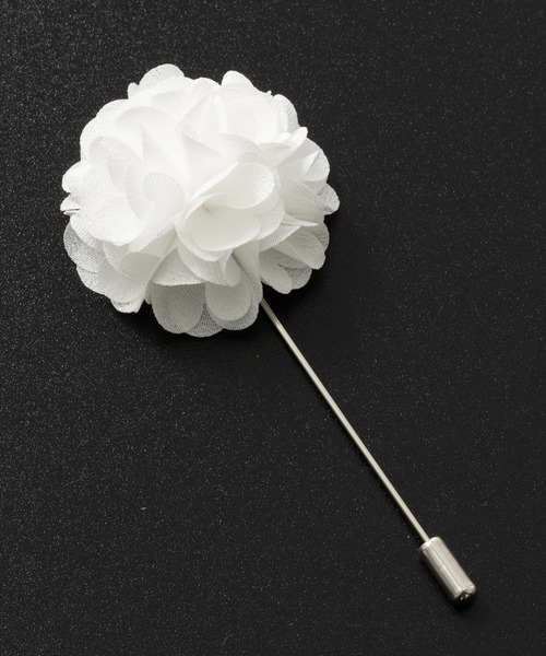 Quit Running（クイトランニング）の「ラペルピン ブートニエール 花 専用BOX付（ネクタイピン・メンズ・ミント/ボルドー/アイボリー/バイオレット/ライトピンク/ブルーグリーン/プラム/ブラウン/ホワイト/ブラック/ブルー/グリーン・FREE）」の15枚目の写真