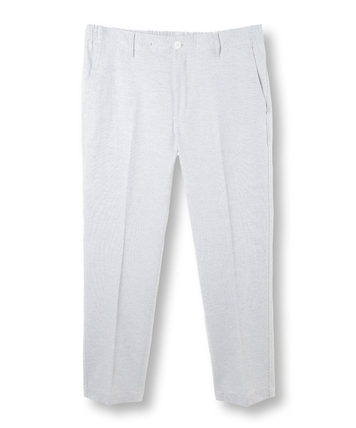 MEN'S BIGI（メンズビギ）の「シェルタリングドライオックスアンクル丈パンツ<吸水速乾/接触冷感/UVカット>（その他パンツ・メンズ・ブルー/ホワイト/ブルー系その他/ネイビー・02/03/04/01）」の3枚目の写真