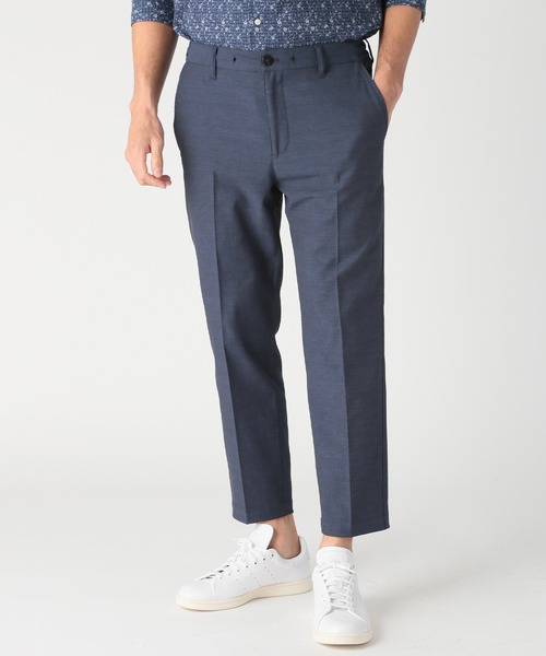 MEN'S BIGI（メンズビギ）の「シェルタリングドライオックスアンクル丈パンツ<吸水速乾/接触冷感/UVカット>（その他パンツ・メンズ・ブルー/ホワイト/ブルー系その他/ネイビー・02/03/04/01）」の10枚目の写真