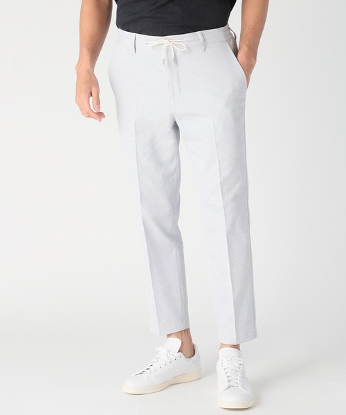 MEN'S BIGI（メンズビギ）の「シェルタリングドライオックスアンクル丈パンツ<吸水速乾/接触冷感/UVカット>（その他パンツ・メンズ・ブルー/ホワイト/ブルー系その他/ネイビー・02/03/04/01）」の8枚目の写真