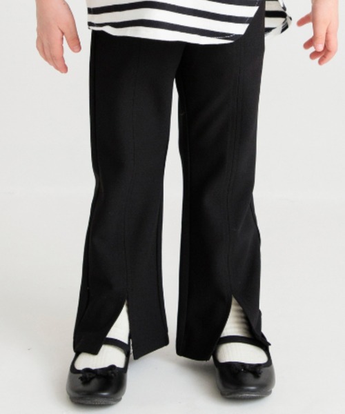 BRANSHES(ブランシェス)の「スリット入りロングパンツ(その他パンツ・キッズ・ブラック/ブルー・150/140/130/80/120/110/100/90)」の2枚目の写真