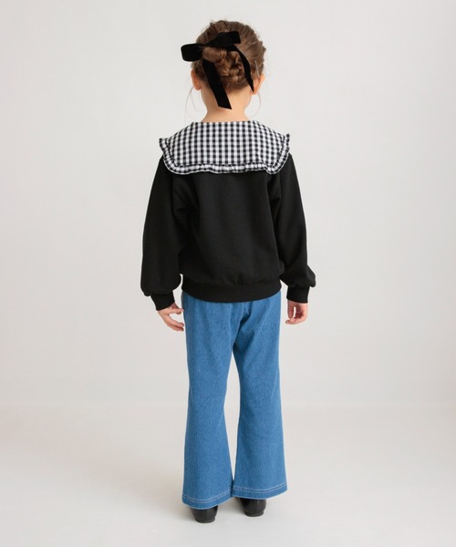 BRANSHES(ブランシェス)の「スリット入りロングパンツ(その他パンツ・キッズ・ブラック/ブルー・150/140/130/80/120/110/100/90)」の16枚目の写真