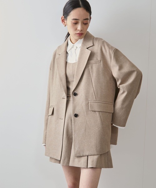 VIS（ビス）の「サマーツイードシングルジャケット（テーラードジャケット・レディース・イエロー系その他3/ホワイト系その他5・FREE）」の8枚目の写真