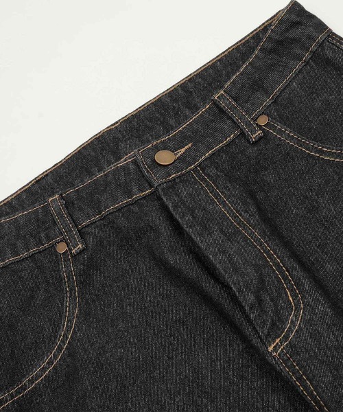 HOOK(フック)の「新色追加!HOOK -select- 逆さデザインバルーンジーンズ(デニムパンツ・メンズ・ブラック/ネイビー/ブラック系その他/ブルー系その他/ライトブルー/グレー・SMALL/MEDIUM/LARGE)」の16枚目の写真