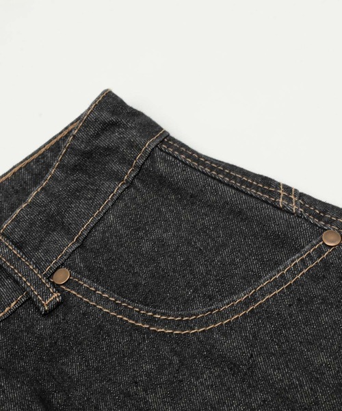 HOOK(フック)の「新色追加!HOOK -select- 逆さデザインバルーンジーンズ(デニムパンツ・メンズ・ブラック/ネイビー/ブラック系その他/ブルー系その他/ライトブルー/グレー・SMALL/MEDIUM/LARGE)」の19枚目の写真