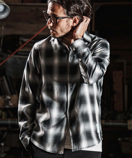 wjk reluxe(ダブルジェーケーリラックス)の「ms5987-check hook shirts チェックシャツ(シャツ/ブラウス・メンズ・ホワイト×グレー/ブルー系その他/グレー×ピンク・S/M/L)」の4枚目の写真
