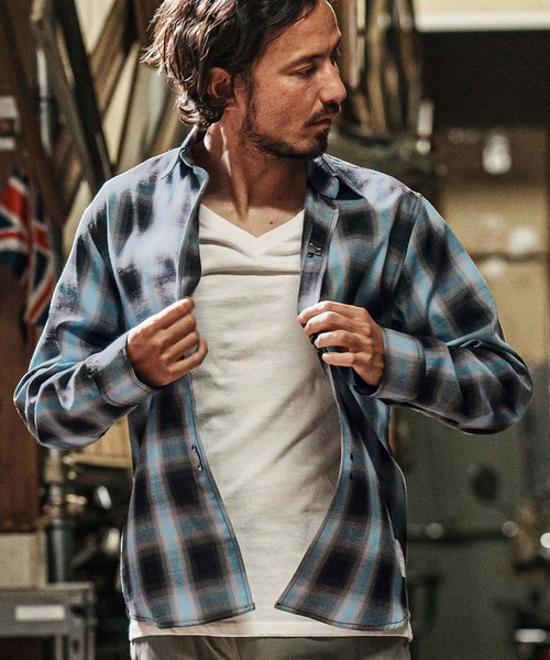 wjk reluxe(ダブルジェーケーリラックス)の「ms5987-check hook shirts チェックシャツ(シャツ/ブラウス・メンズ・ホワイト×グレー/ブルー系その他/グレー×ピンク・S/M/L)」の16枚目の写真