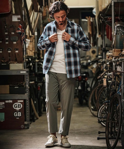 wjk reluxe(ダブルジェーケーリラックス)の「ms5987-check hook shirts チェックシャツ(シャツ/ブラウス・メンズ・ホワイト×グレー/ブルー系その他/グレー×ピンク・S/M/L)」の17枚目の写真