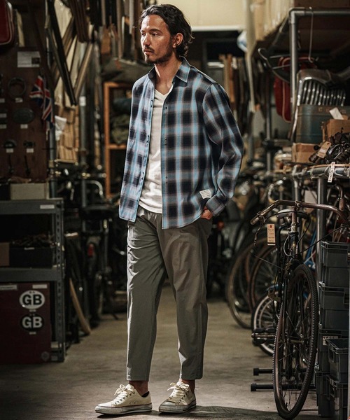 wjk reluxe(ダブルジェーケーリラックス)の「ms5987-check hook shirts チェックシャツ(シャツ/ブラウス・メンズ・ホワイト×グレー/ブルー系その他/グレー×ピンク・S/M/L)」の18枚目の写真