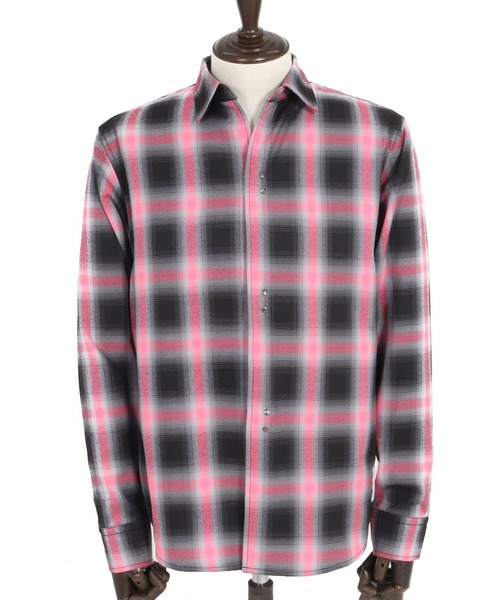 wjk reluxe(ダブルジェーケーリラックス)の「ms5987-check hook shirts チェックシャツ(シャツ/ブラウス・メンズ・ホワイト×グレー/ブルー系その他/グレー×ピンク・S/M/L)」の20枚目の写真