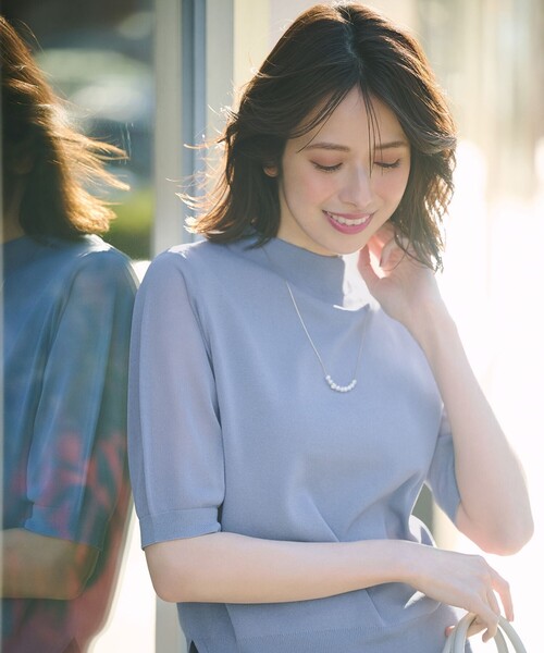 ANY SIS(エニィスィス)の「【好印象企画】ニット セットアップ(セットアップ・レディース・ネイビー系/ベージュ系/スカイブルー系・1/2/3)」の7枚目の写真