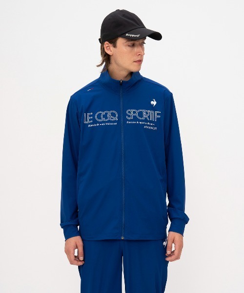 接触冷感ストレッチスタンドジャケット（ナイロンジャケット）｜le coq