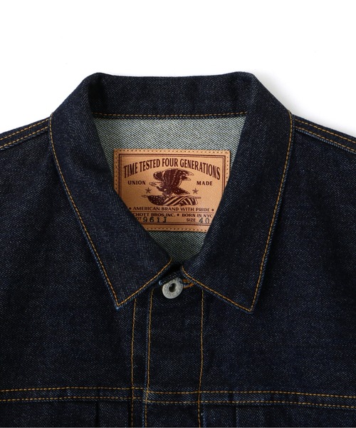 ジャケット・アウター Schott LOT.961J FP G-JKT 38 Schott N.Y.C（ショット） Schott デニムジャケット Gジャン