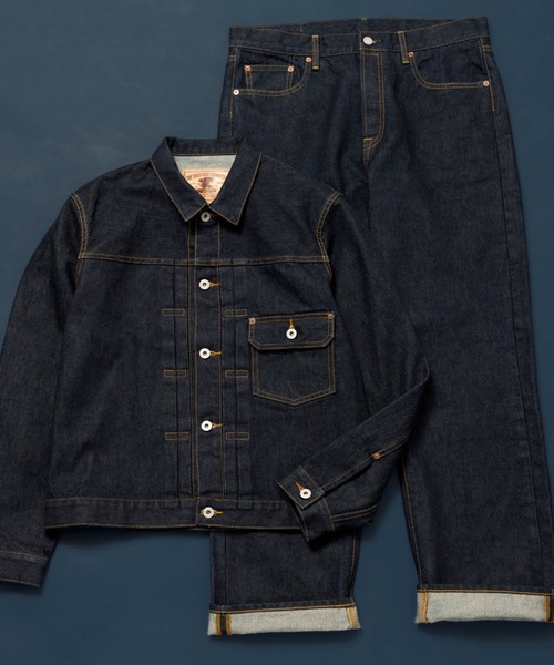 schott（ショット）の「Schott/ショット/LOT. 961J FP  G-JKT/ファイアプルーフ デニムジャケット（デニムジャケット・メンズ・インディゴブルー・42/40/38/36）」の2枚目の写真