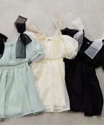 algy | ふんわり肩りぼんワンピ(ワンピース)