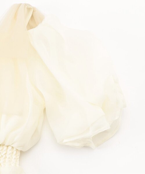 algy（アルジー）の「ふんわり肩りぼんワンピ（ワンピース・キッズ・ブラック/アイボリー/サックスブルー・XX-SMALL/X-SMALL/MEDIUM/SMALL）」の20枚目の写真