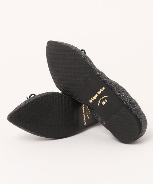 Bridget Birkin(ブリジットバーキン)の「【Bridget Birkin】ポインテッドトゥバレエシューズ(551533)(バレエシューズ・レディース・ゴールド/ブラック/ブラック系その他・22.5/23.5/23/24/22/24.5)」の5枚目の写真