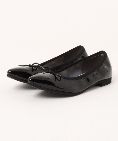 Bridget Birkin(ブリジットバーキン)の「【Bridget Birkin】ポインテッドトゥバレエシューズ(551533)(バレエシューズ・レディース・ゴールド/ブラック/ブラック系その他・22.5/23.5/23/24/22/24.5)」の12枚目の写真