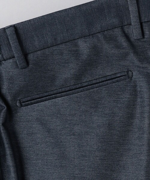 UNITED ARROWS(ユナイテッドアローズ)の「デニムジャージ サイドシャーリング 1プリーツ パンツ(スラックス・メンズ・ネイビー・46/48/50/52/54/42)」の15枚目の写真