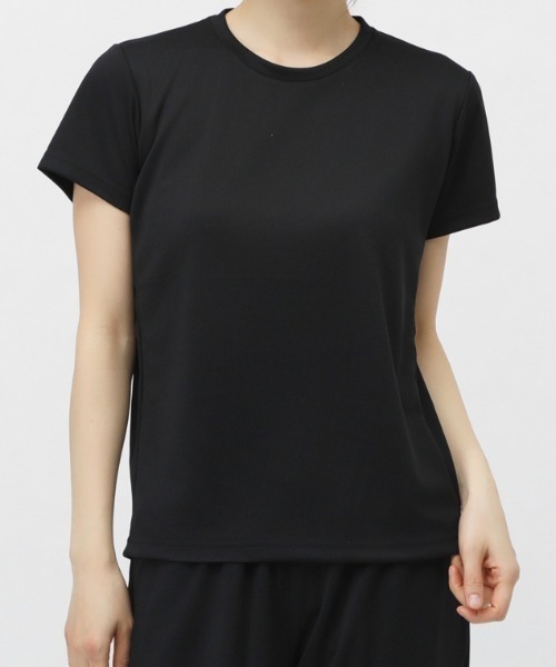 TIGORA(ティゴラ)の「ティゴラ TIGORA iCOOL 遮熱UV Tシャツ(Tシャツ/カットソー・レディース・ライトグリーン/ホワイト/グレー×ピンク/ネイビー/ライラック/ブラック/グレー・S/M/L/XL)」の3枚目の写真