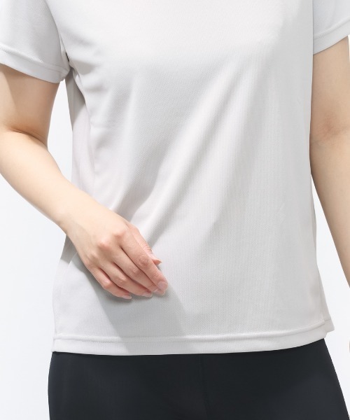 TIGORA(ティゴラ)の「ティゴラ TIGORA iCOOL 遮熱UV Tシャツ(Tシャツ/カットソー・レディース・ライトグリーン/ホワイト/グレー×ピンク/ネイビー/ライラック/ブラック/グレー・S/M/L/XL)」の18枚目の写真