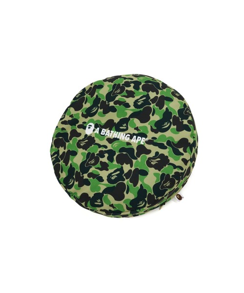 セール】ABC CAMO A BATHING APE CIRCLE FLUFFY BEADS CUSHION