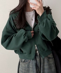 ［希少］HYSTERIC カーキ ジップアップパーカー 中古・古着通販】Hysteric Glamour (ヒステリックグラマー