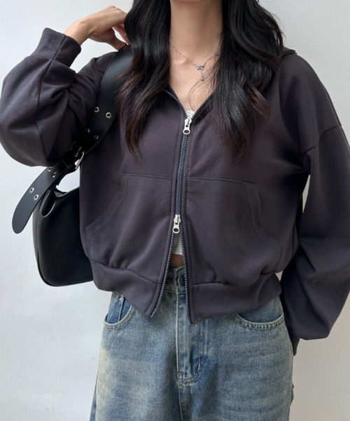 セール】着回し力バツグン！ゆるっとラフな万能ショートジップ