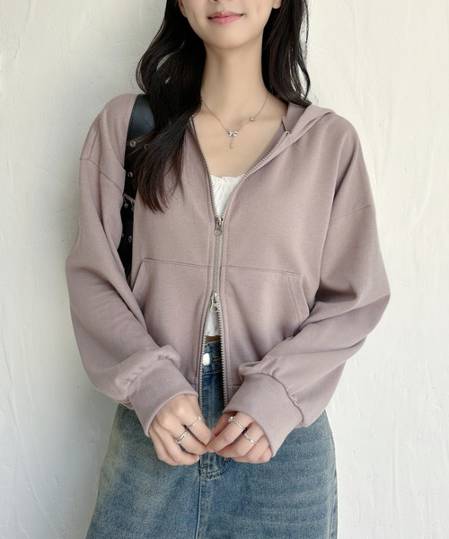 セール】着回し力バツグン！ゆるっとラフな万能ショートジップ