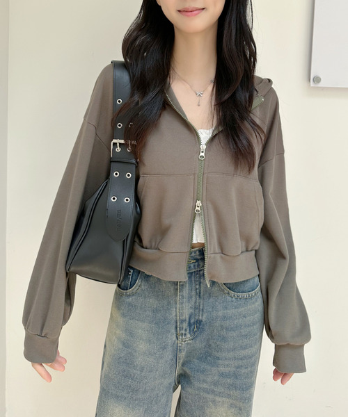 セール】着回し力バツグン！ゆるっとラフな万能ショートジップ