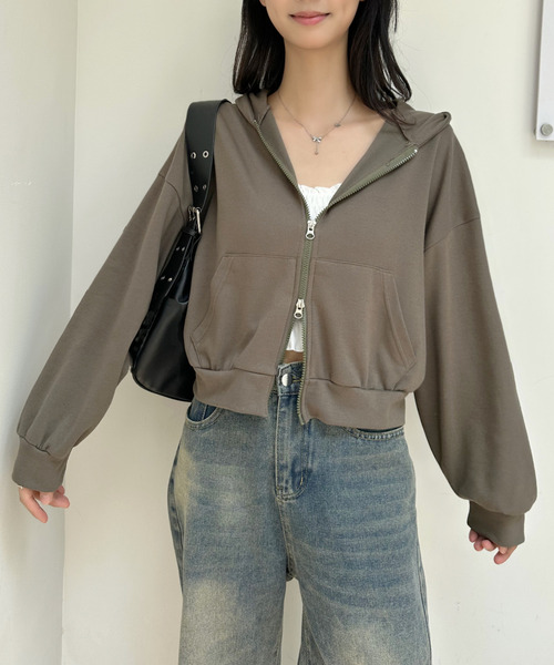 セール】着回し力バツグン！ゆるっとラフな万能ショートジップ