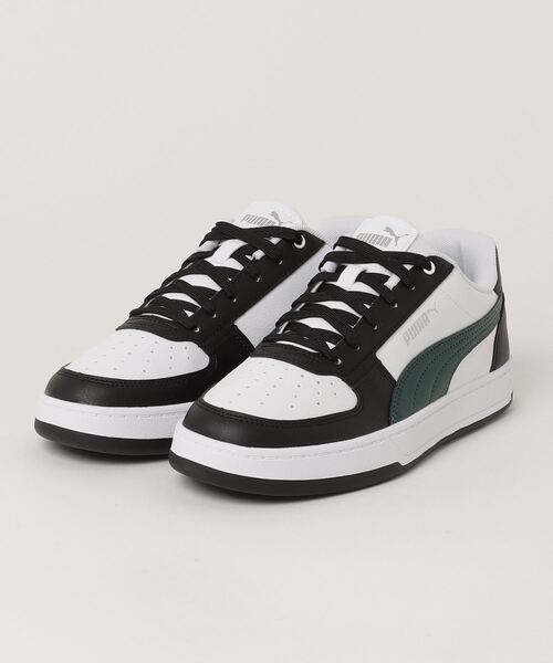 PUMA(プーマ)の「【別注】プーマ PUMA プーマ ケーブン 2.0 限定コラボ(スニーカー・メンズ・ブラック×グリーン・25.0cm/25.5cm/26.0cm/26.5cm/27.0cm/27.5cm/28.0cm)」の1枚目の写真