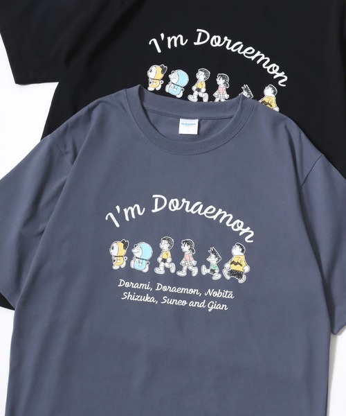 MARUKAWA（マルカワ）の「I’m Doraemon/ドラえもん フロント バックプリント ワンポイント刺繍 半袖Tシャツ レディース メンズ（Tシャツ/カットソー・レディース・ブラック/イエロー/アイボリー/ラベンダー/ブラック系その他/ベージュ系その他/グリーン系その他/ダークブルー/イエロー系その他/ピンク系その他/ブルーグリーン/グレイッシュベージュ/ブラック系その他2/ブラック系その他3/ブラック系その他4/ベージュ系その他2・LL/M/L）」の12枚目の写真