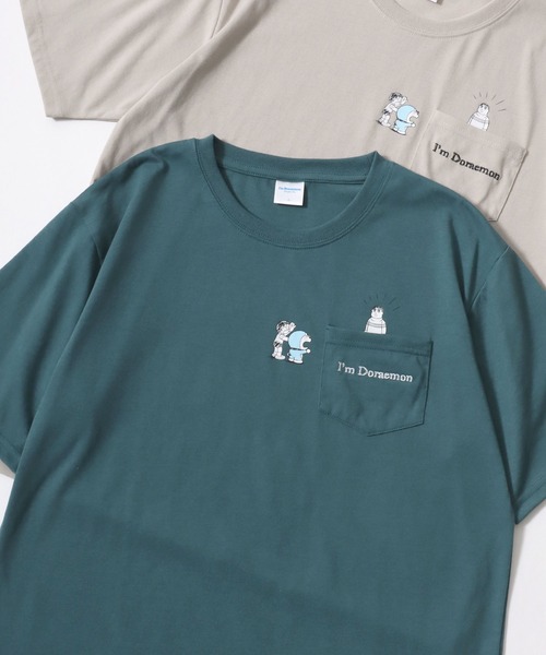 MARUKAWA（マルカワ）の「I’m Doraemon/ドラえもん フロント バックプリント ワンポイント刺繍 半袖Tシャツ レディース メンズ（Tシャツ/カットソー・レディース・ブラック/イエロー/アイボリー/ラベンダー/ブラック系その他/ベージュ系その他/グリーン系その他/ダークブルー/イエロー系その他/ピンク系その他/ブルーグリーン/グレイッシュベージュ/ブラック系その他2/ブラック系その他3/ブラック系その他4/ベージュ系その他2・LL/M/L）」の13枚目の写真