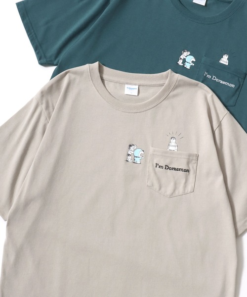 MARUKAWA（マルカワ）の「I’m Doraemon/ドラえもん フロント バックプリント ワンポイント刺繍 半袖Tシャツ レディース メンズ（Tシャツ/カットソー・レディース・ブラック/イエロー/アイボリー/ラベンダー/ブラック系その他/ベージュ系その他/グリーン系その他/ダークブルー/イエロー系その他/ピンク系その他/ブルーグリーン/グレイッシュベージュ/ブラック系その他2/ブラック系その他3/ブラック系その他4/ベージュ系その他2・LL/M/L）」の9枚目の写真