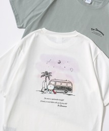 I’m Doraemon/ドラえもん フロント バックプリント ワンポイント刺繍 半袖Tシャツ レディース メンズ