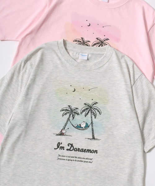 MARUKAWA（マルカワ）の「I’m Doraemon/ドラえもん フロント バックプリント ワンポイント刺繍 半袖Tシャツ レディース メンズ（Tシャツ/カットソー・レディース・ブラック/イエロー/アイボリー/ラベンダー/ブラック系その他/ベージュ系その他/グリーン系その他/ダークブルー/イエロー系その他/ピンク系その他/ブルーグリーン/グレイッシュベージュ/ブラック系その他2/ブラック系その他3/ブラック系その他4/ベージュ系その他2・LL/M/L）」の10枚目の写真