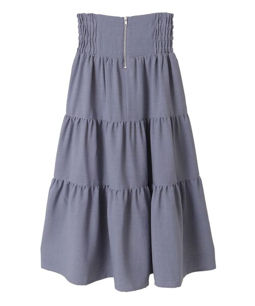 ELENCARE DUE（エレンカーレデュエ）の「・ELENCARE DUE リネンライクティアードスカート（スカート・レディース・アイボリー/ブラック/ブルー・FREE）」の21枚目の写真