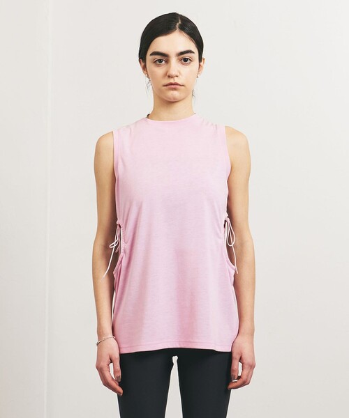 TO UNITED ARROWS(トゥーユナイテッドアローズ)の「<TO UNITED ARROWS>UPDRIFT サイドホール タンクトップ(タンクトップ・レディース・オフホワイト/ピンク/ブラック・FREE)」の13枚目の写真