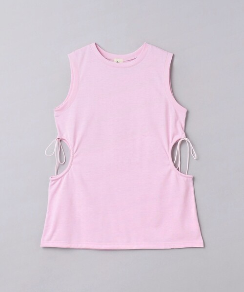 TO UNITED ARROWS(トゥーユナイテッドアローズ)の「<TO UNITED ARROWS>UPDRIFT サイドホール タンクトップ(タンクトップ・レディース・オフホワイト/ピンク/ブラック・FREE)」の16枚目の写真