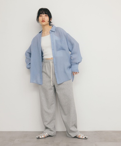 「KBF」 キャミソールブラウス ONE ネイビー レディース KBF 「KBF」 半袖ブラウス ONE ブルー レディース : ZOZOTOWN