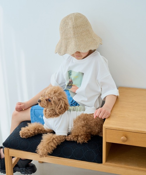 ROPE' PICNIC(ロペピクニック)の「【DOG】RENUフォト&ロゴTシャツ/リンクコーデ(ペットウェア・レディース・ホワイト/ホワイト系その他2・S/M/L/D)」の5枚目の写真