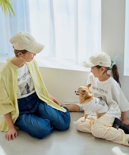 ROPE' PICNIC(ロペピクニック)の「【DOG】RENUフォト&ロゴTシャツ/リンクコーデ(ペットウェア・レディース・ホワイト/ホワイト系その他2・S/M/L/D)」の4枚目の写真