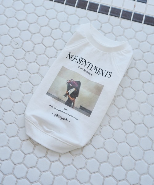 ROPE' PICNIC(ロペピクニック)の「【DOG】RENUフォト&ロゴTシャツ/リンクコーデ(ペットウェア・レディース・ホワイト/ホワイト系その他2・S/M/L/D)」の21枚目の写真