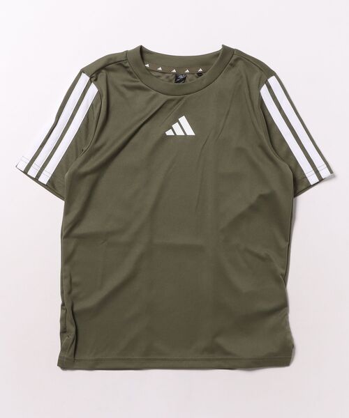 adidas(アディダス)の「《adidas》K TR-ES 3ST Tシャツ(Tシャツ/カットソー・キッズ・ホワイト×ブラック/ライトブルー/グレー系その他/ブルー/オリーブ/ブラック×ホワイト・130/140/150/160)」の4枚目の写真