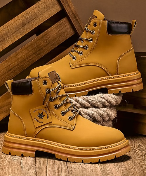 CALIFORNIA OUTFITTERS(カリフォルニア アウトフィッターズ)の「3C23 6ホールワークブーツ(ブーツ・メンズ・ブラック/キャメル・44/40/42)」の3枚目の写真