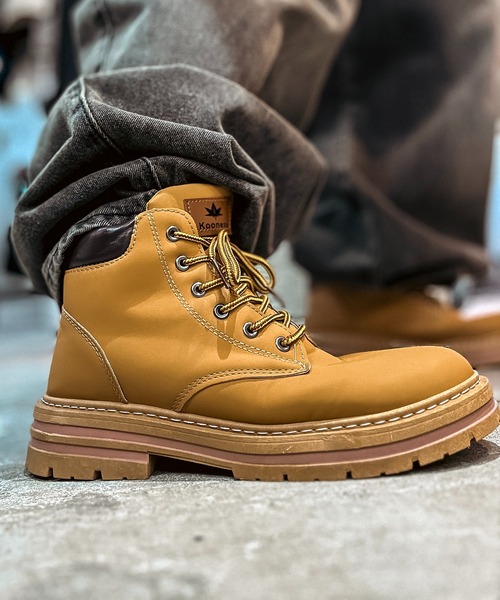 CALIFORNIA OUTFITTERS(カリフォルニア アウトフィッターズ)の「3C23 6ホールワークブーツ(ブーツ・メンズ・ブラック/キャメル・44/40/42)」の10枚目の写真