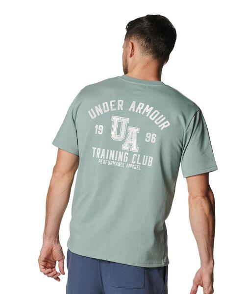 UNDER ARMOUR(アンダーアーマー)の「UAヘビーウエイト パッチ ショートスリーブ Tシャツ(ライフスタイル/メンズ)(Tシャツ/カットソー・メンズ・カーキ系・M/2XL/L/XL/S/3XL/5XL)」の11枚目の写真