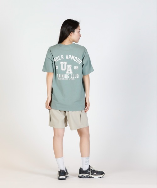 UNDER ARMOUR(アンダーアーマー)の「UAヘビーウエイト パッチ ショートスリーブ Tシャツ(ライフスタイル/メンズ)(Tシャツ/カットソー・メンズ・カーキ系・M/2XL/L/XL/S/3XL/5XL)」の5枚目の写真